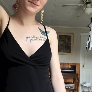 long black midi dress